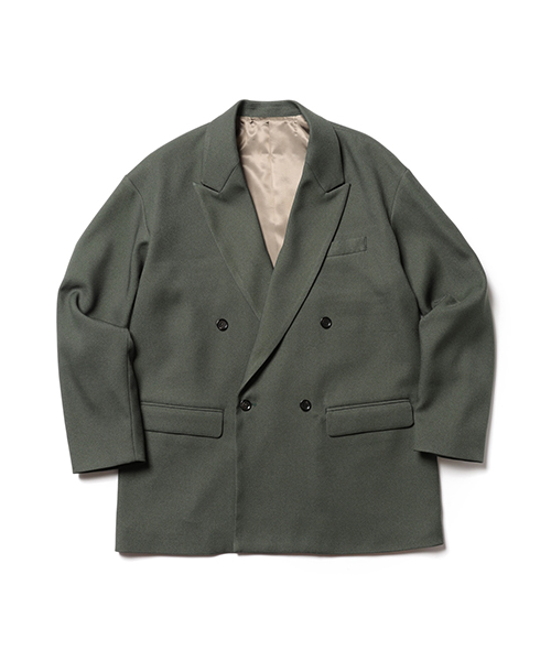 MR.OLIVE / RETORO POLYESTER TWILL / DOUBLE BIG SILHOUTTE SOFT JACKET