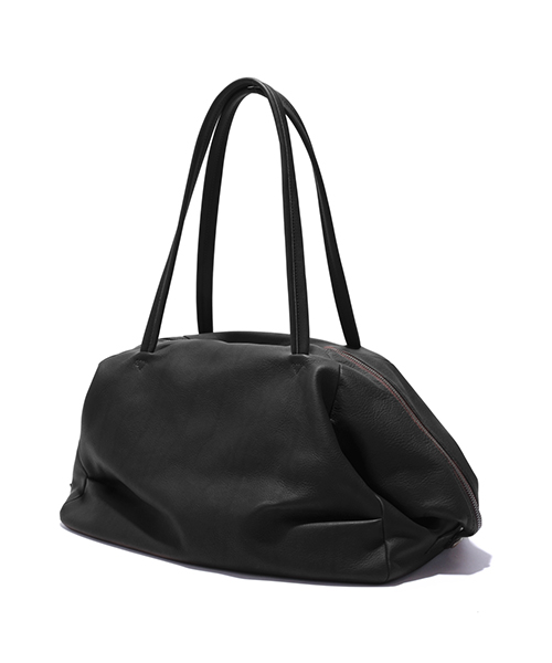 MR.OLIVE E.O.I / WATERPROOF WASHABLE LEATHER DRAPE BOSTON BAG