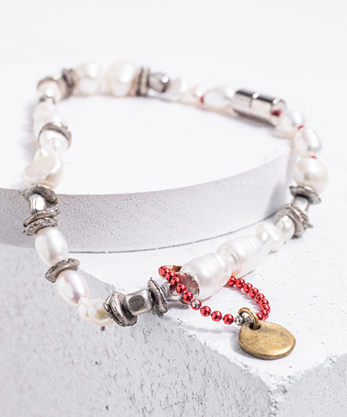 AMP JAPAN / Metal ~ Pearl Bracelet