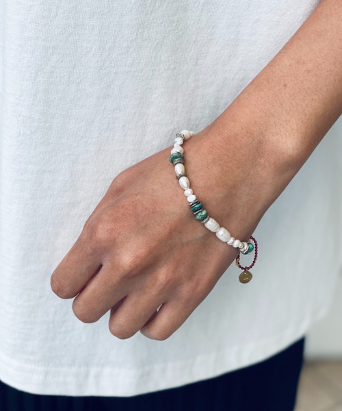 AMP JAPAN / Turquoise x Pearl Bracelet