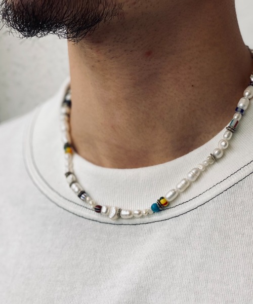 AMP JAPAN / African x Pearl Necklace