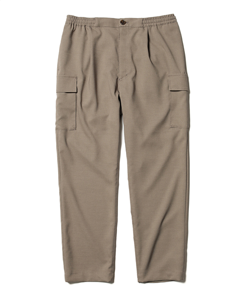 MR.OLIVE / STRETCH WEATHER　CLOTH/ TAPERED CARGO EASY PANTS