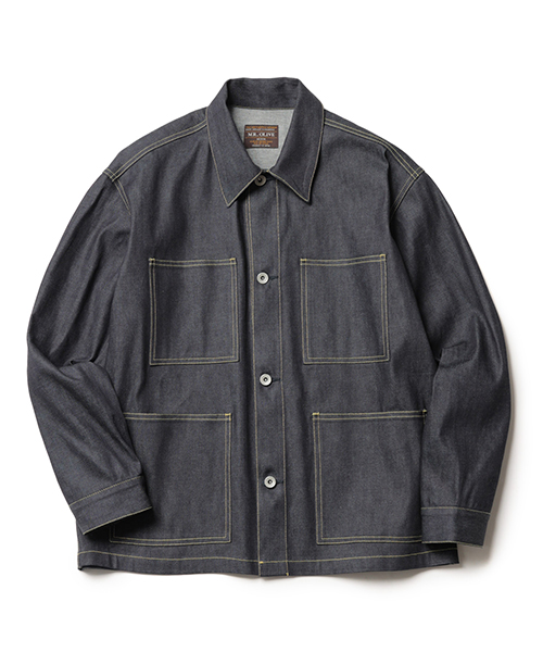 MR.OLIVE / 8oz LIGHT VINTAGE DENIM / UTILITY JACKET