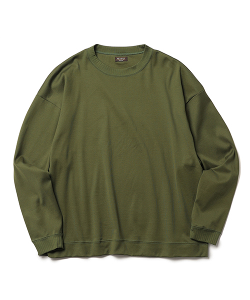 MR.OLIVE / SAN JOAQUIN SILKET RIB  / CREW NECK SHIRT