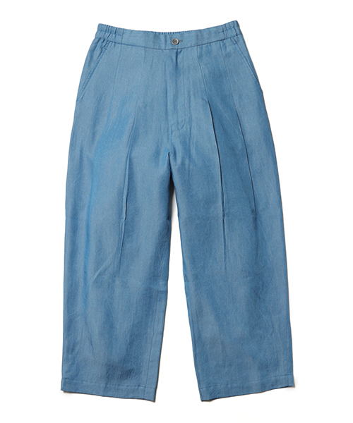 MR.OLIVE / TENCEL WASHABLE DENIM / 2TACK WIDE EASY PANTS