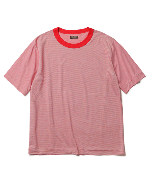 MR.OLIVE / TENCEL COOL TOUCH BORDER / S/S T-SHIRT