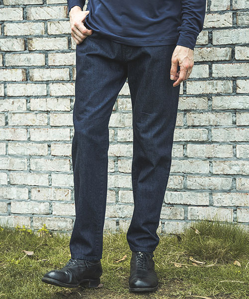 12oz CRUNCH DEINIM / RELAXED TAPERED JEANS